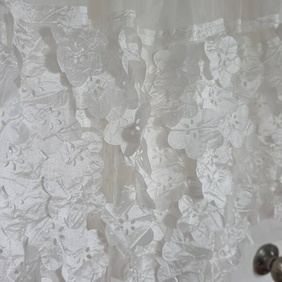 Picture Perfect Girl's Size 5 Ivory Floral Flower Girl Dress - Picture 6 of 6